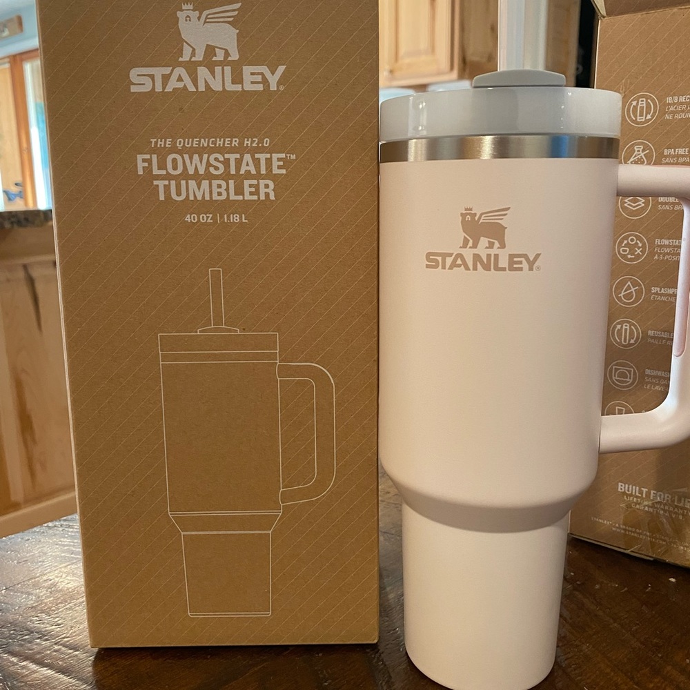 COPY - NEW Dani Austin Stanley Rose Quartz QUENCHER H2.0 FLOWSTATE TUMBLER 40 O…